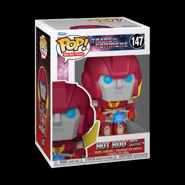 Transformers Pop! 147 S4 Hot Rod con Matrix