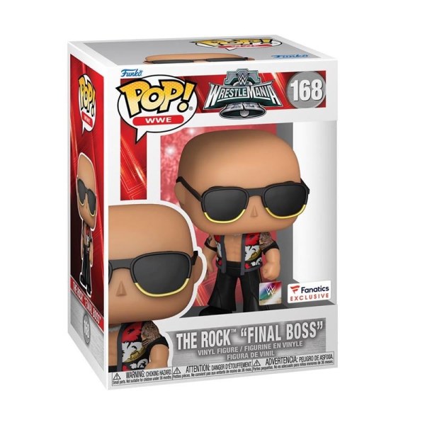WWE Pop! 168 The Rock Jefe Final WrestleMania 40