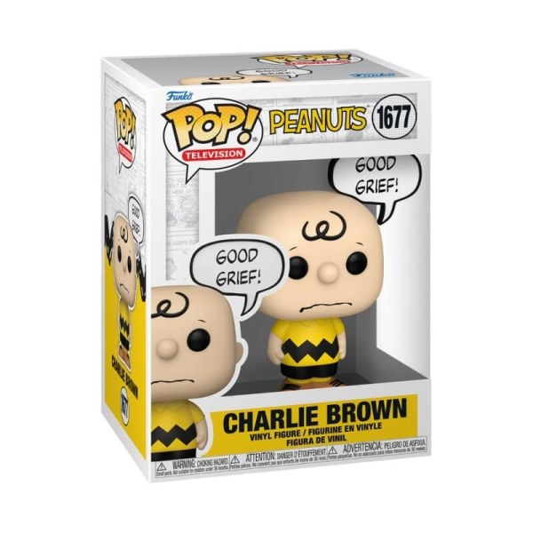 Snoopy Peanuts Pop! 1677 Charlie Brown ¡Qué pena!
