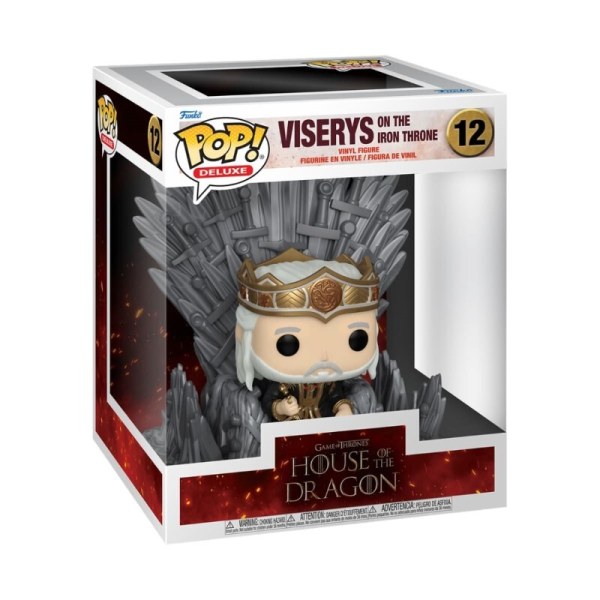 FUNKO POP Deluxe! 12 Viserys en el Trono - La Casa del Dragón T2