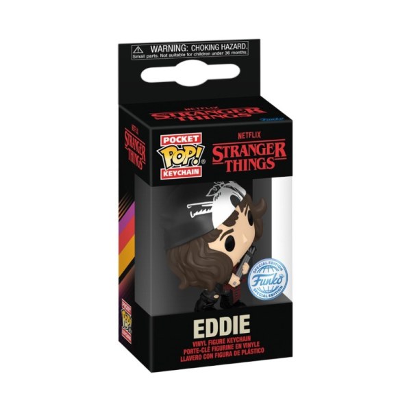 Llavero Pocket Pop Eddie - Stranger Things