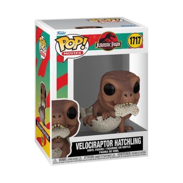 Velociraptor de Eclosión Pop! de Jurassic Park (1717)