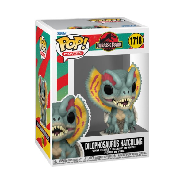 Dilofosaurio Eclosionado de Jurassic Park Pop! 1718