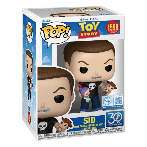 figuras de vinilo Toy Story POP! 1598 Disney Sid (30º Aniversario) 9 cm