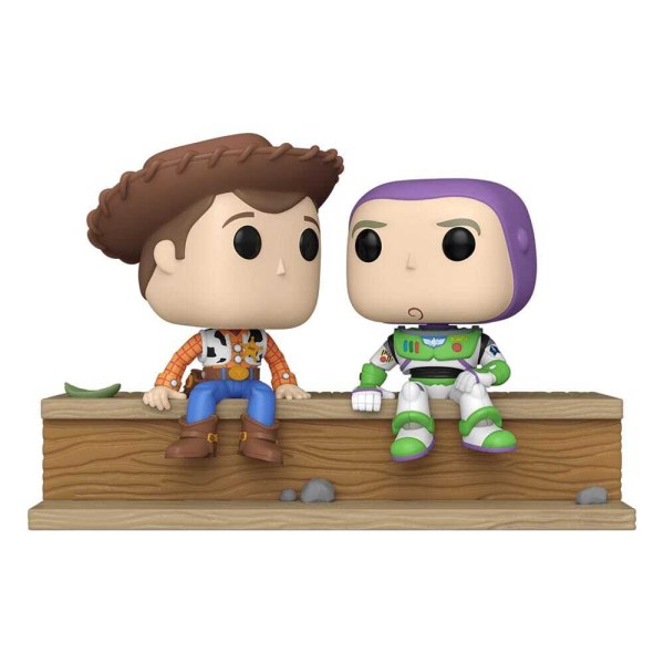 Toy Story POP Moment 1599 figuras de vinilo Woody y Buzz (30 Aniversario) 9 cm