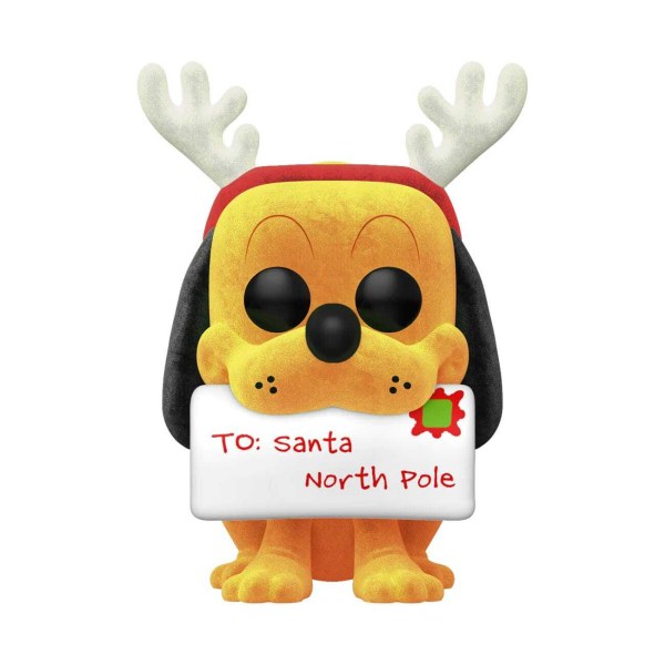 FUNKO POP! 1227 Holiday Pluto (Flocked) Edición Especial - Disney