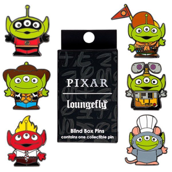 Pin de esmalte Loungefly Disney Pixar Toy Story Alien Misterio Blind Box