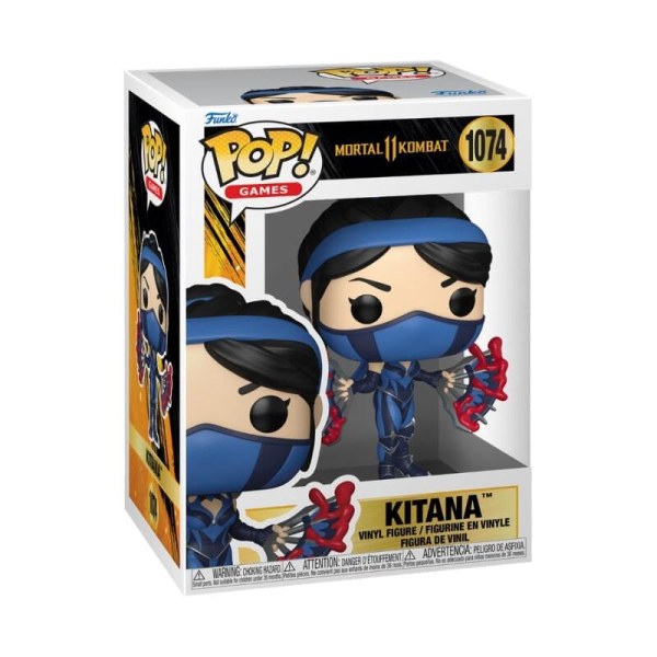Figura Pop! 1074 de Mortal Kombat, Fatality Mk11, Kitana