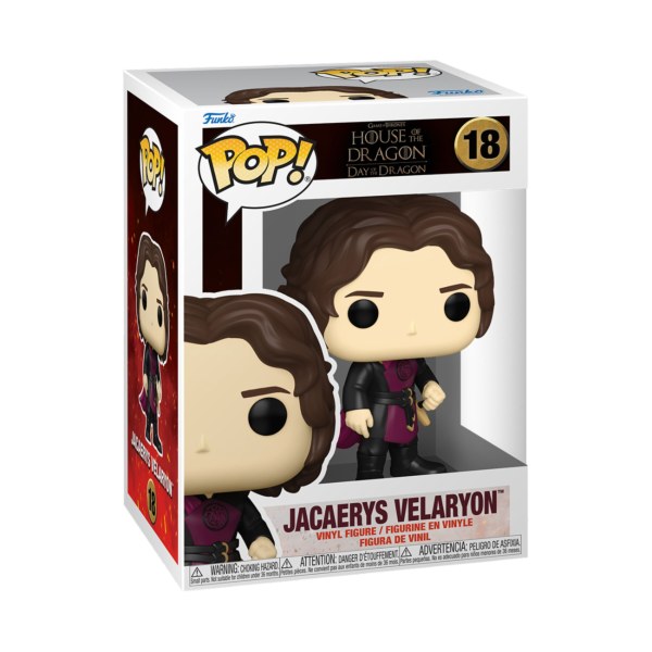 Figura Pop! de la Casa del Dragón: 18 Jarcarys Valaryon