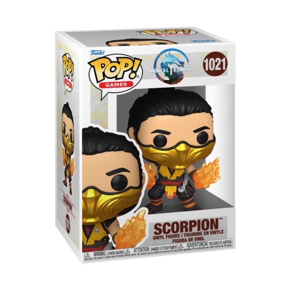 Figura Pop! 1021 de Mortal Kombat Scorpion