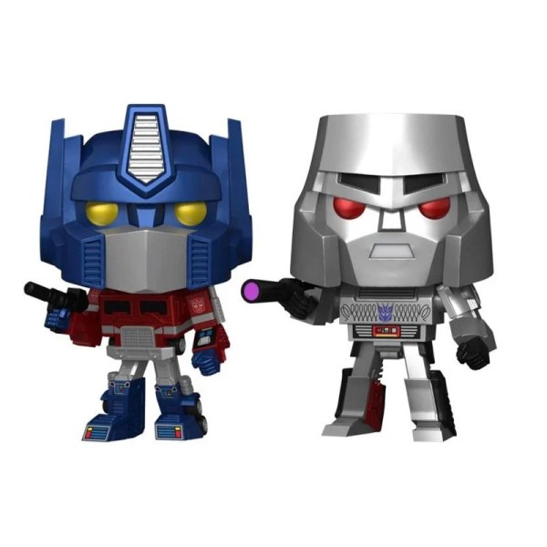 Juguetes retro Transformers Pop Pack de 2 Optimus - Megatron Metálico