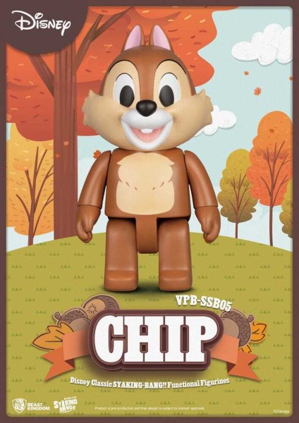 Disney: Figura clásica de PVC Chip 'n' Dale Syaking Bang Chip 33 cm