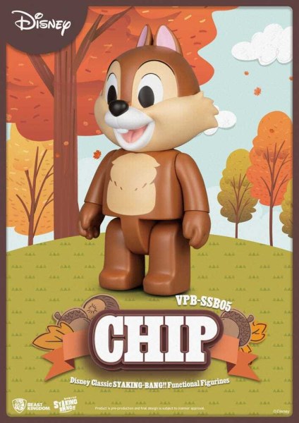 Disney: Figura clásica de PVC Chip 'n' Dale Syaking Bang Chip 33 cm