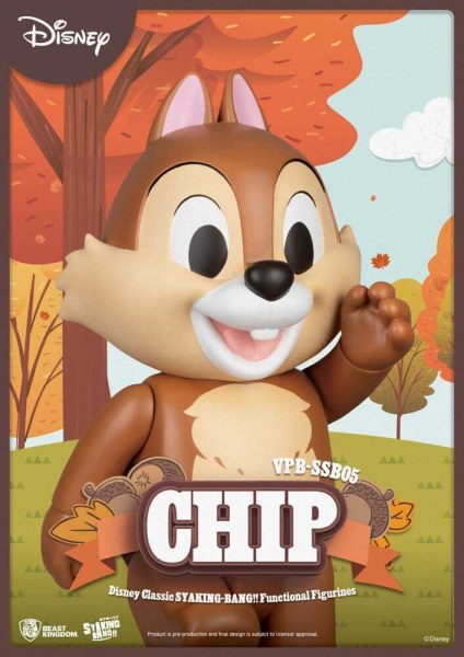 Disney: Figura clásica de PVC Chip 'n' Dale Syaking Bang Chip 33 cm