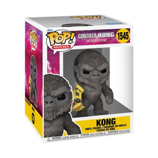 Figura Pop Super! de Godzilla X Kong (15 cm)