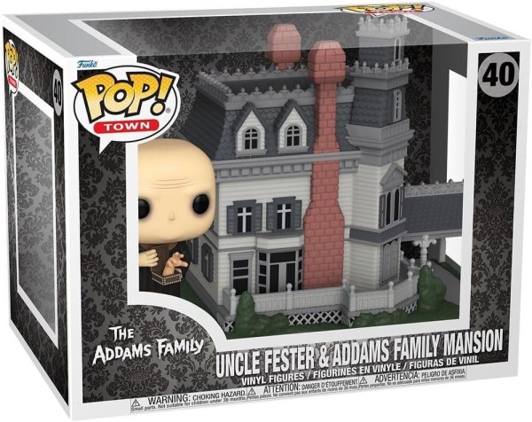 Pop Town 40 Addams Home y el tío Fétido - La familia Addams
