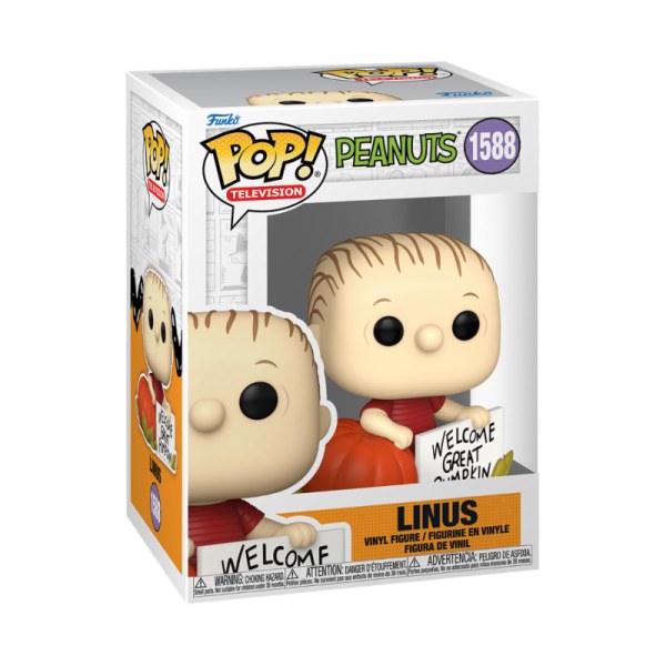 Snoopy Peanuts Pop! 1588 Linus Gran Calabaza