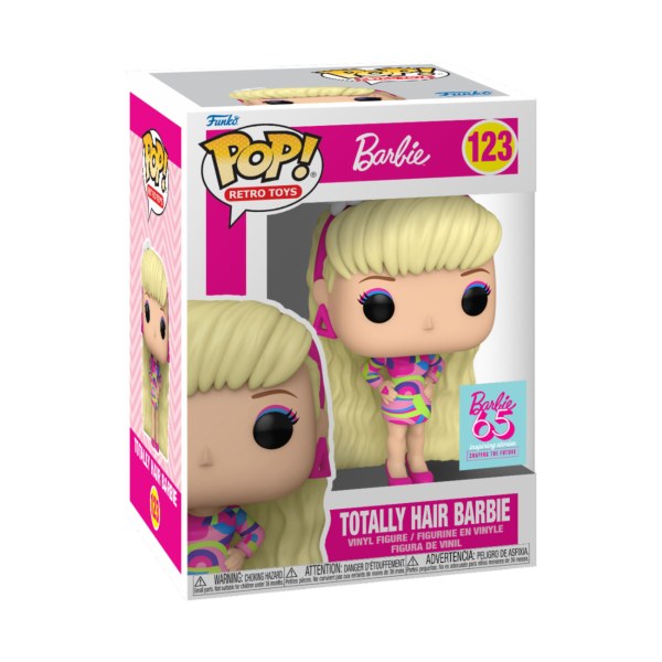 Barbie Pop! 123 Barbie con cabello totalmente ondulado