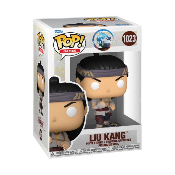 Figura Pop! 1023 de Mortal Kombat: Liu Kang, Dios del Fuego