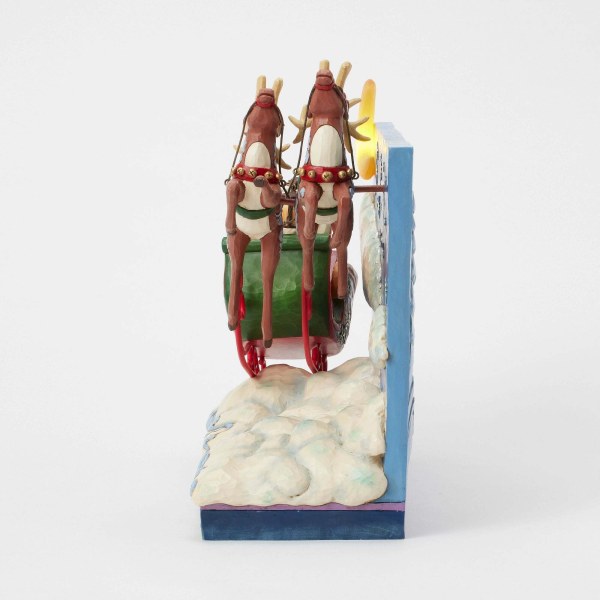 TRINEO DE PAPÁ NOEL CON RENOS MUSICAL LED - HEARTWOOD CREEK