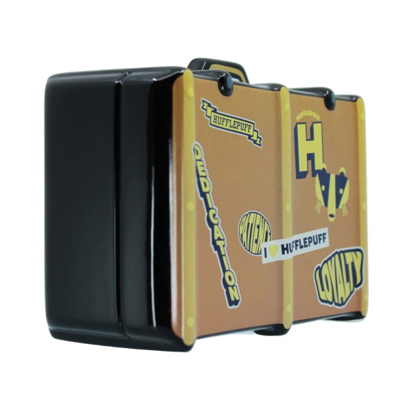 Alcancía con forma de maleta: Hufflepuff - Harry Potter