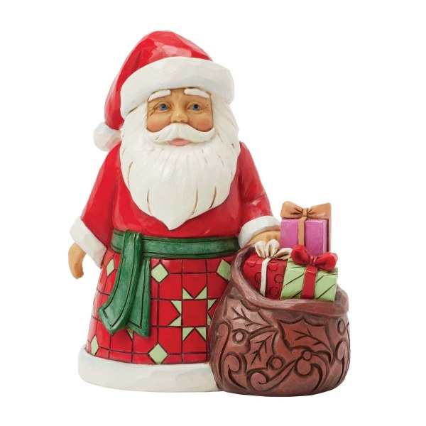 PAPÁ NAVIDAD CON UNA BOLSA DE JUGUETES - HEARTWOOD CREEK