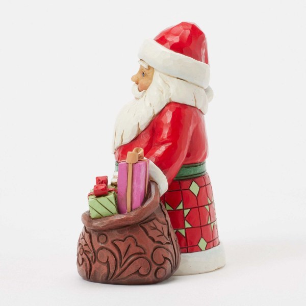 PAPÁ NAVIDAD CON UNA BOLSA DE JUGUETES - HEARTWOOD CREEK