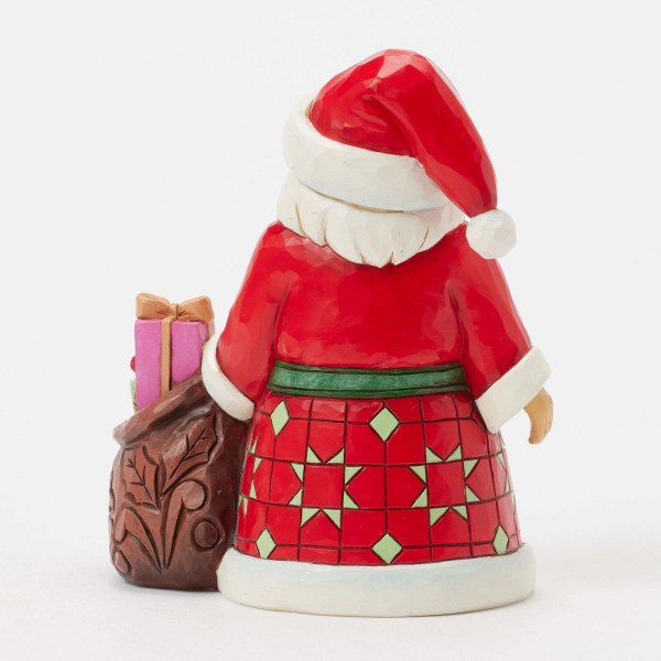 PAPÁ NAVIDAD CON UNA BOLSA DE JUGUETES - HEARTWOOD CREEK