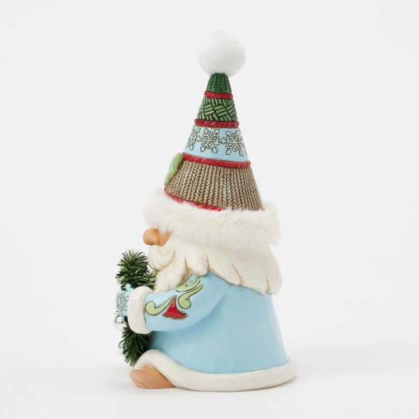 GNOMO CORONA HOLIDAY Y SOMBRERO CON RIBETE DE PIEL - HEARTWOOD CREEK