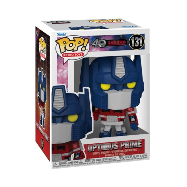 Juguetes retro de Transformers Pop! 131 Optimus Prime