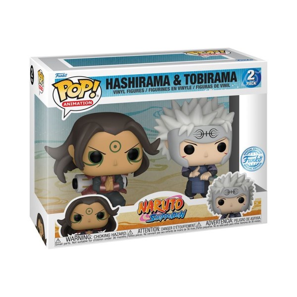 ¡FUNKO POP! Paquete de 2 Hashirama y Tobirama excluidos - Naruto