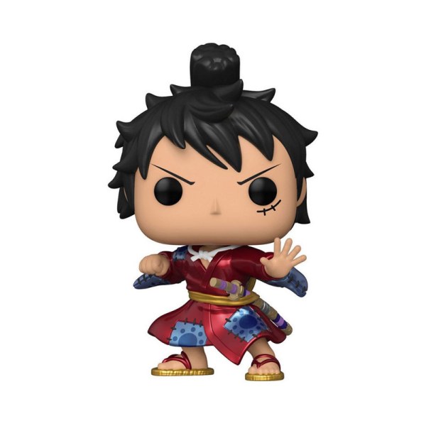 Figura Pop! 921 de Luffy con kimono metálico de One Piece