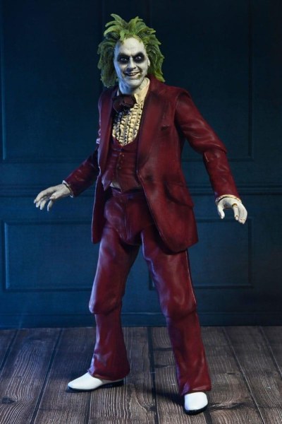 BEETLEJUICE BEETLEJUICE - FIGURA DE ACCIÓN A ESCALA DE 7" - EL ESMOQUIN ROJO DEFINITIVO BEETLEJUICE