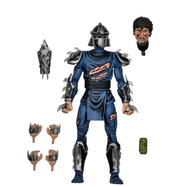 TORTUGAS NINJA ADOLESCENTES MUTANTES (CÓMICS MIRAGE) - FIGURA DE ACCIÓN DE 7 CM - TRITURADOR DAÑADO POR LA BATALLA