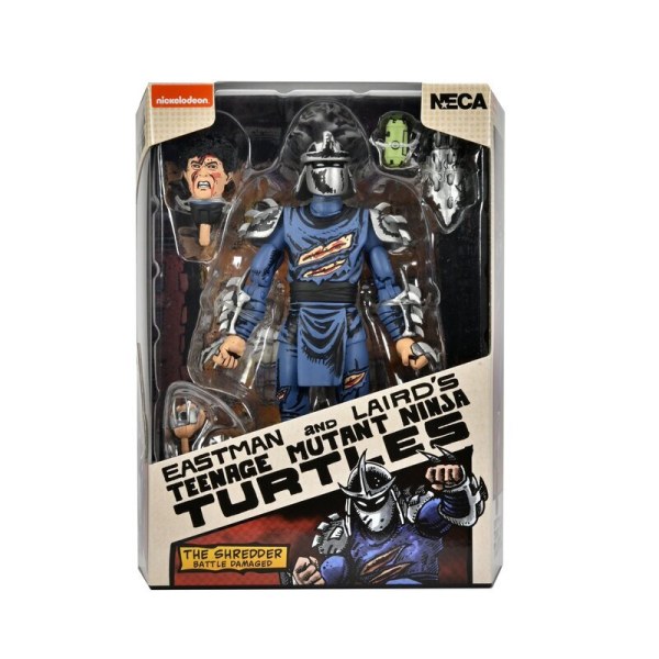 TORTUGAS NINJA ADOLESCENTES MUTANTES (CÓMICS MIRAGE) - FIGURA DE ACCIÓN DE 7 CM - TRITURADOR DAÑADO POR LA BATALLA