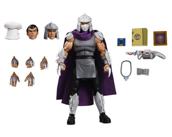 TORTUGAS NINJA ADOLESCENTES MUTANTES (DIBUJOS ANIMADOS) - FIGURA DE ACCIÓN A ESCALA DE 7 CM - ULTIMATE SHREDDER (COLORES CLÁSICOS)