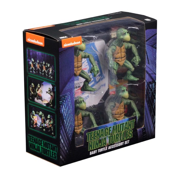 TORTUGAS NINJA ADOLESCENTES MUTANTES (PELÍCULA DE 1990) – FIGURAS DE ACCIÓN A ESCALA 1– SET DE TORTUGAS BEBÉS