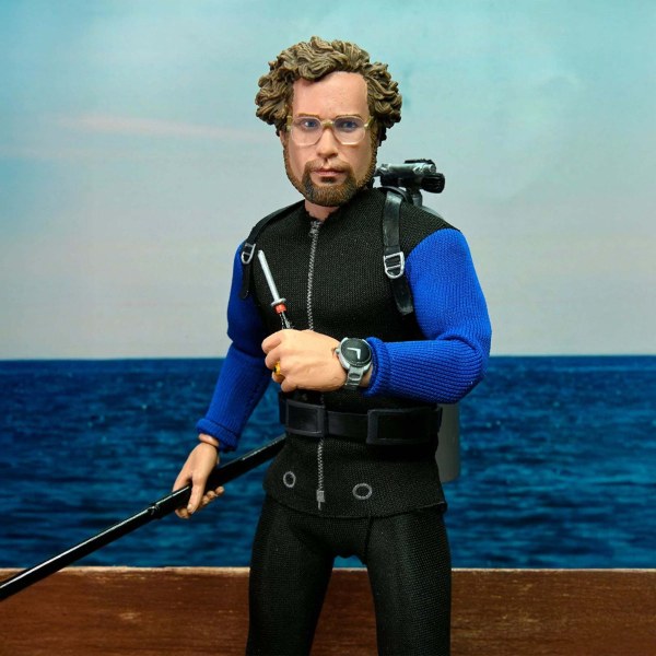 Tiburón - Figura de acción de 8 pulgadas con ropa - Hooper (jaula para tiburones)