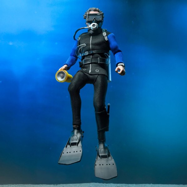 Tiburón - Figura de acción de 8 pulgadas con ropa - Hooper (jaula para tiburones)