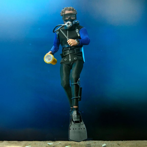 Tiburón - Figura de acción de 8 pulgadas con ropa - Hooper (jaula para tiburones)