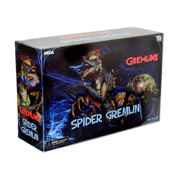 GREMLINS 2 - FIGURA DE ACCIÓN A ESCALA - GREMLIN ARAÑA EN CAJA DE LUJO
