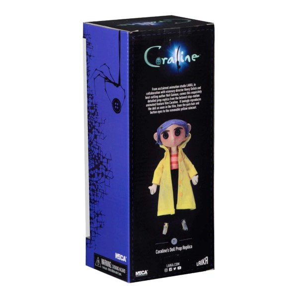 CORALINE - RÉPLICA DE ATREZZO - RÉPLICA DE MUÑECA DE 10"