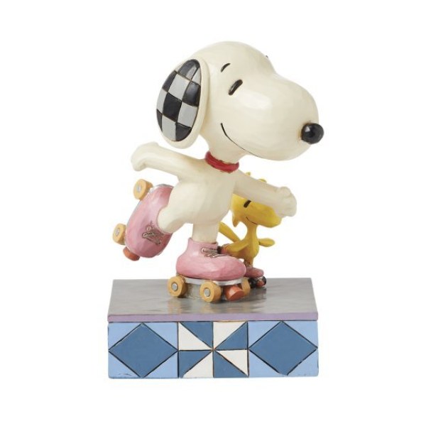 Snoopy y Woodstock patinan - Peanuts