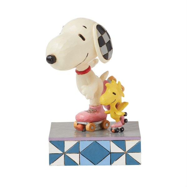 Snoopy y Woodstock patinan - Peanuts