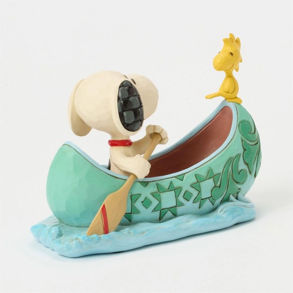 Snoopy y Woodstock en canoa - Peanuts