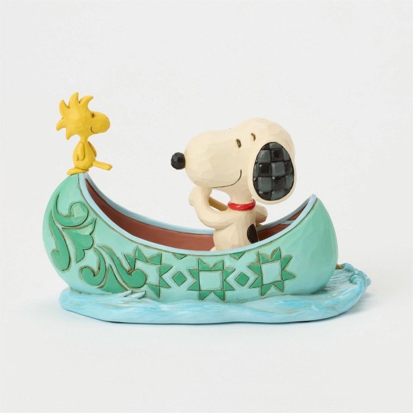 Snoopy y Woodstock en canoa - Peanuts