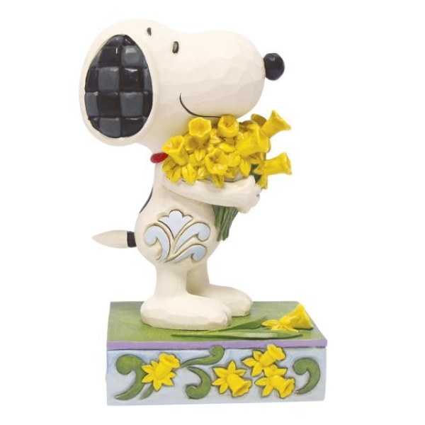 Snoopy con narcisos - Peanuts