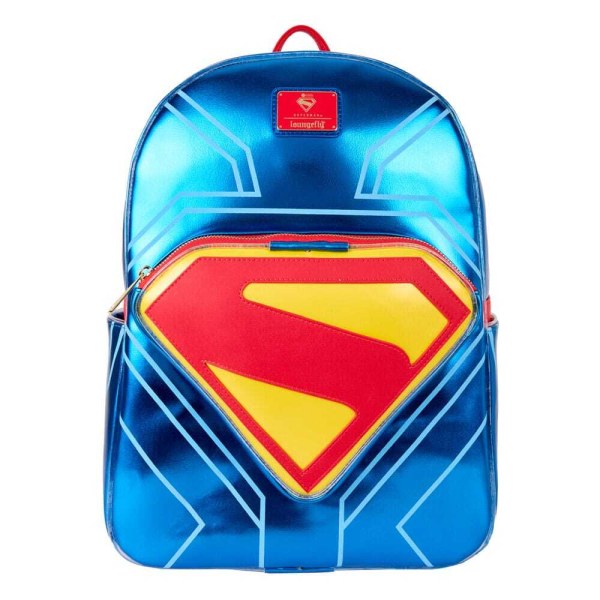 mochilas de Superman de tamaño completo de Warner Bros by Loungefly