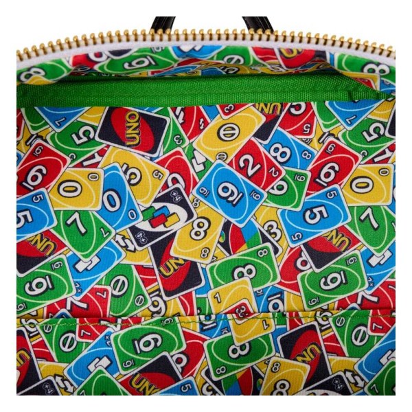 Mini mochilas Mattel Classic de Loungefly "UNO Reverse Card"