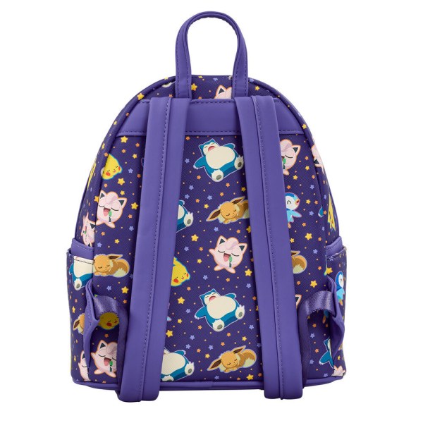 mochilas Loungefly Pokemon Pikachu durmiendo y Amigos 26 cm